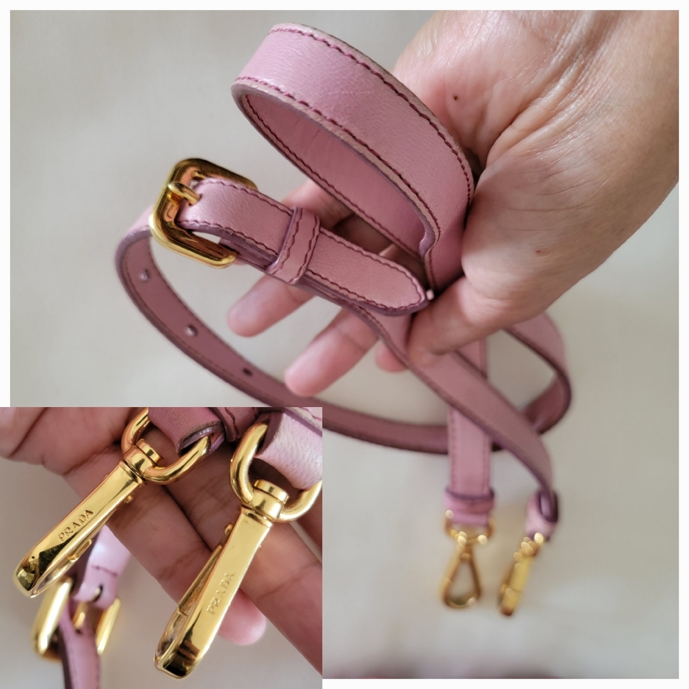 ‼️SOLD‼️ Authentic Prada Pink Bag with Card Certificate - Picture 15 of 17
